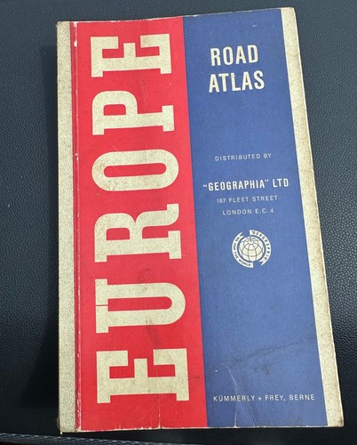 Mappa pieghevole vintage anni