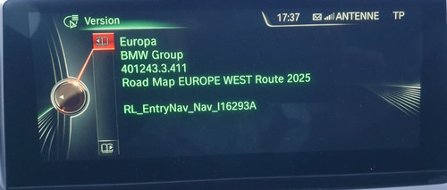 Original bmw road map - map, europe