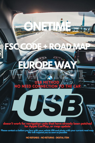 Original bmw road map - map, europe