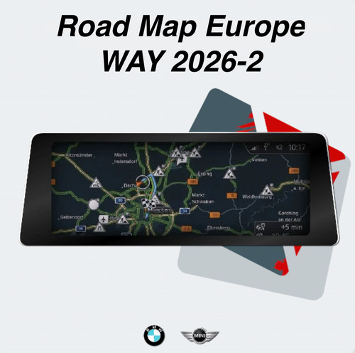 Original bmw road map - bmw, europe