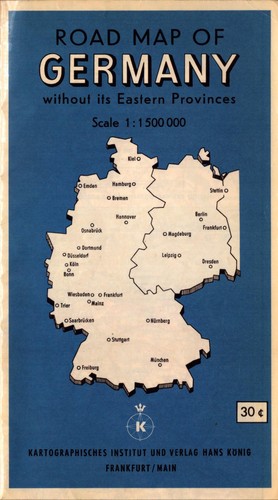 Mappa stradale vintage