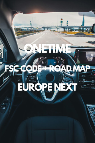 Original bmw road - map, europe