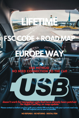 Original bmw road map - road, europe